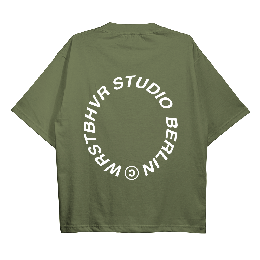 T452 Oversize WRSTB Studio Baskılı T-Shirt