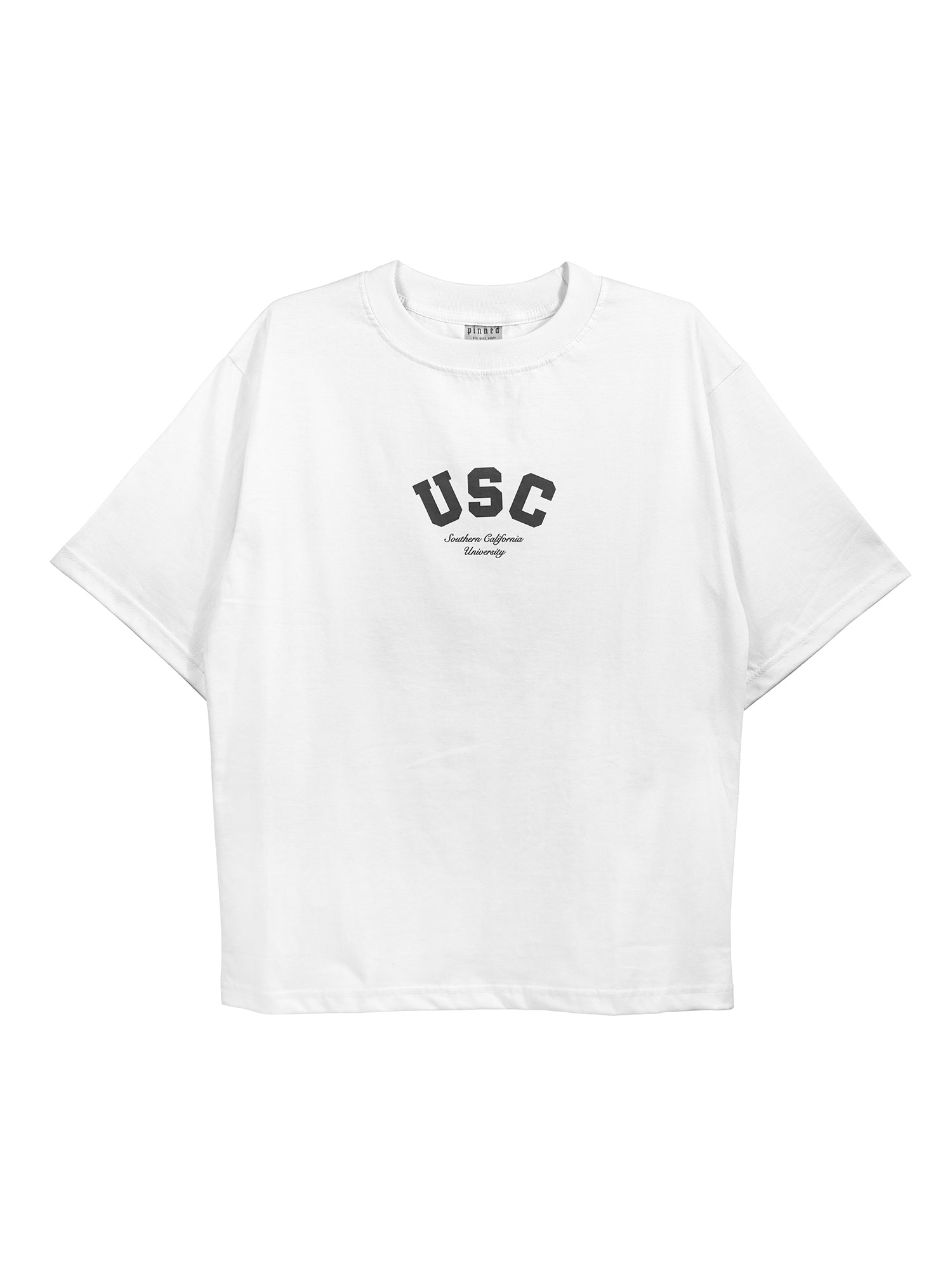 T450 Oversize USC Baskılı T-Shirt