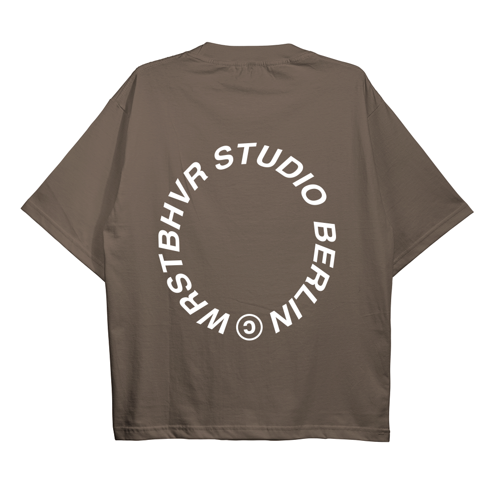 T452 Oversize WRSTB Studio Baskılı T-Shirt