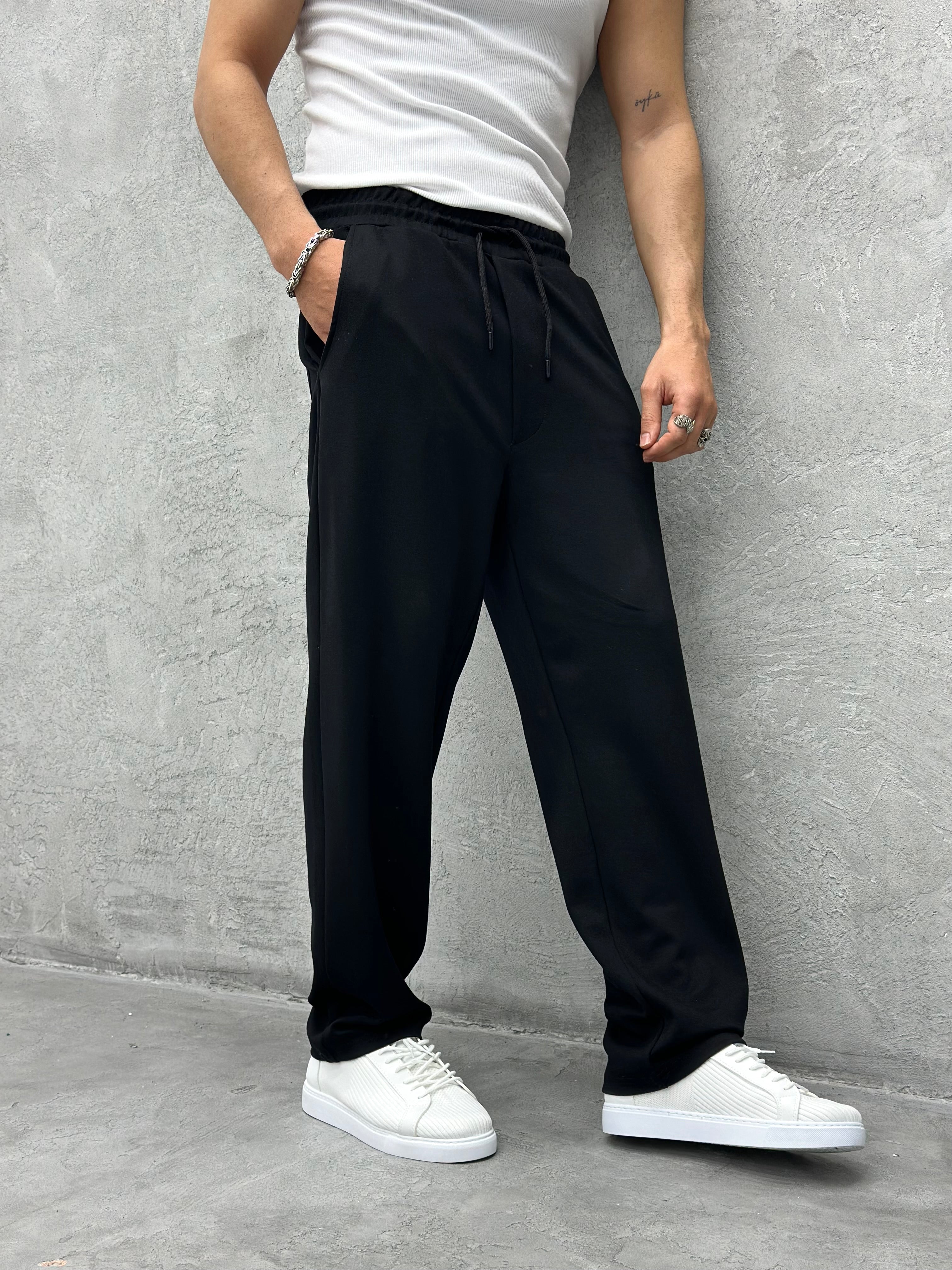 EF316 Dubble face baggy jogger pantolon