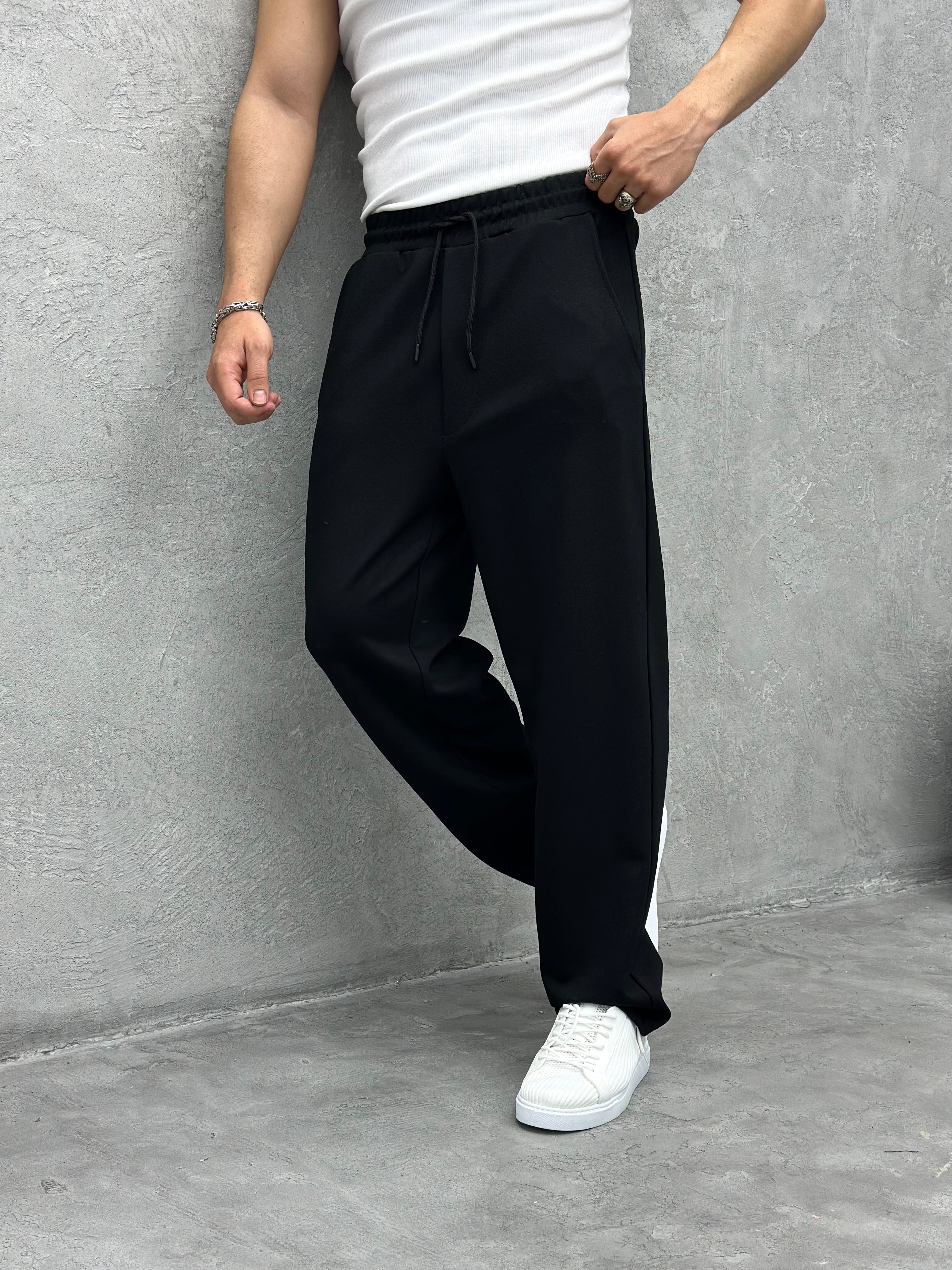 EF316 Dubble face baggy jogger pantolon