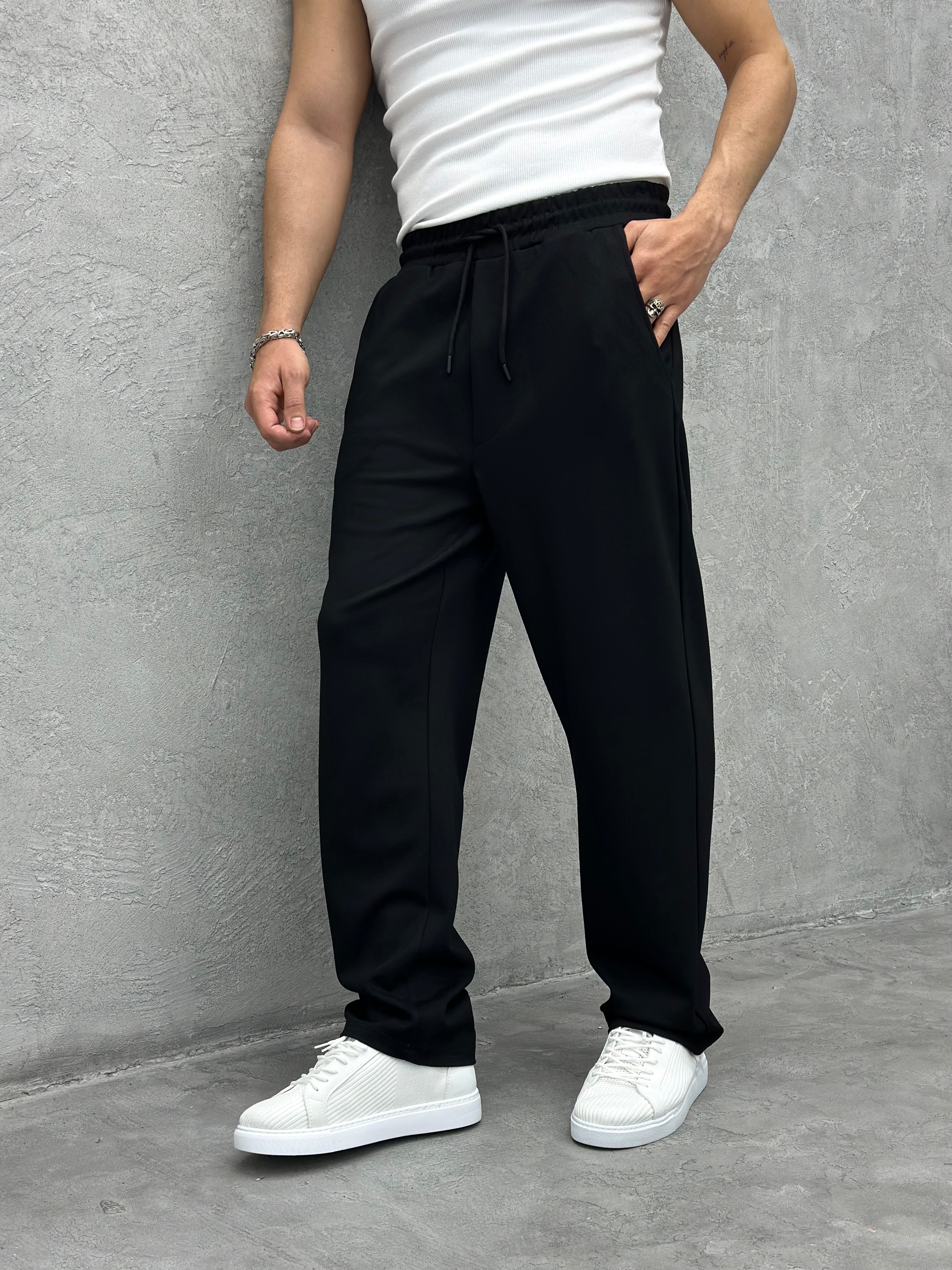 EF316 Dubble face baggy jogger pantolon