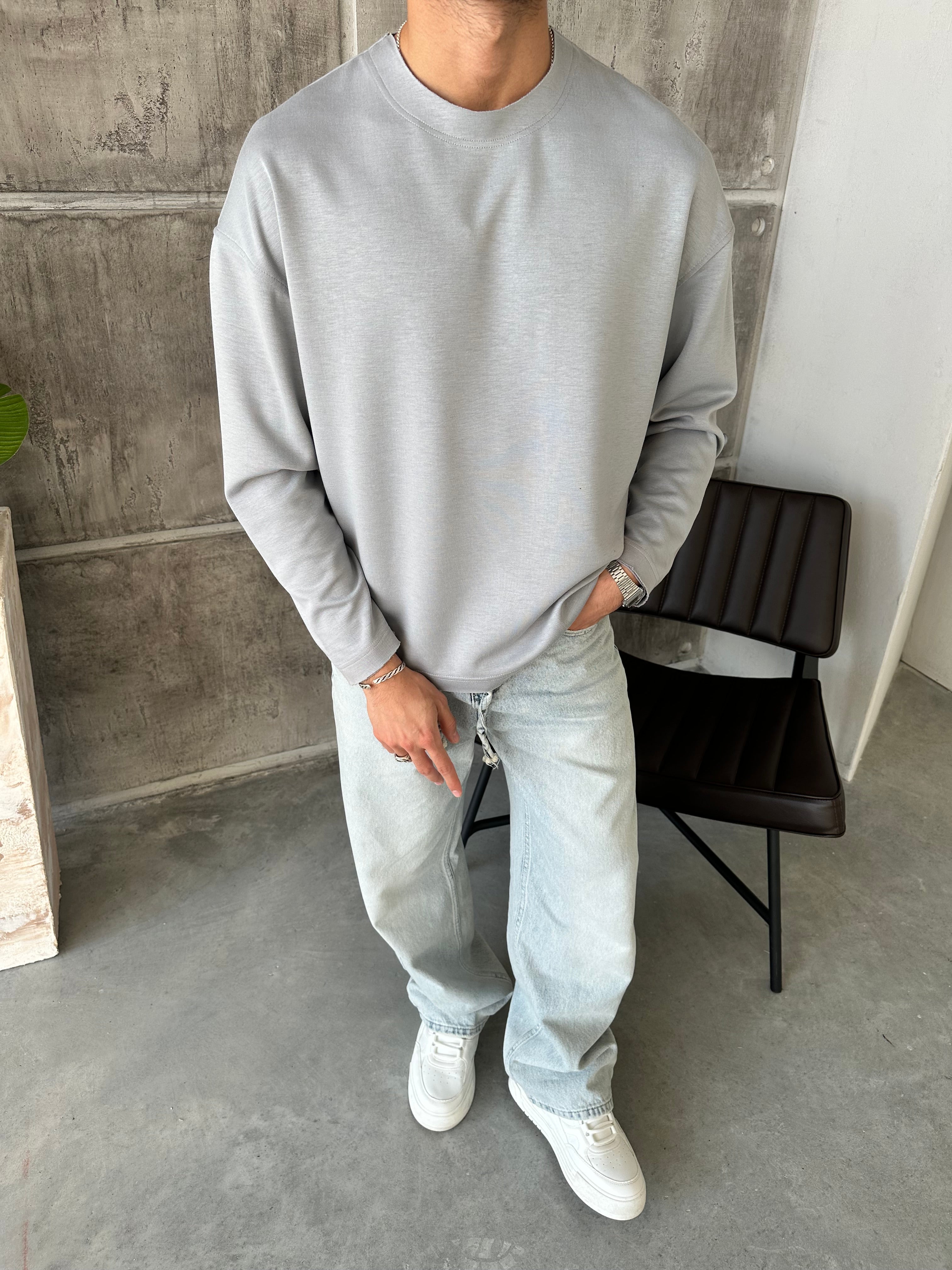 H309 Oversize Oysho Kumaş Sweat