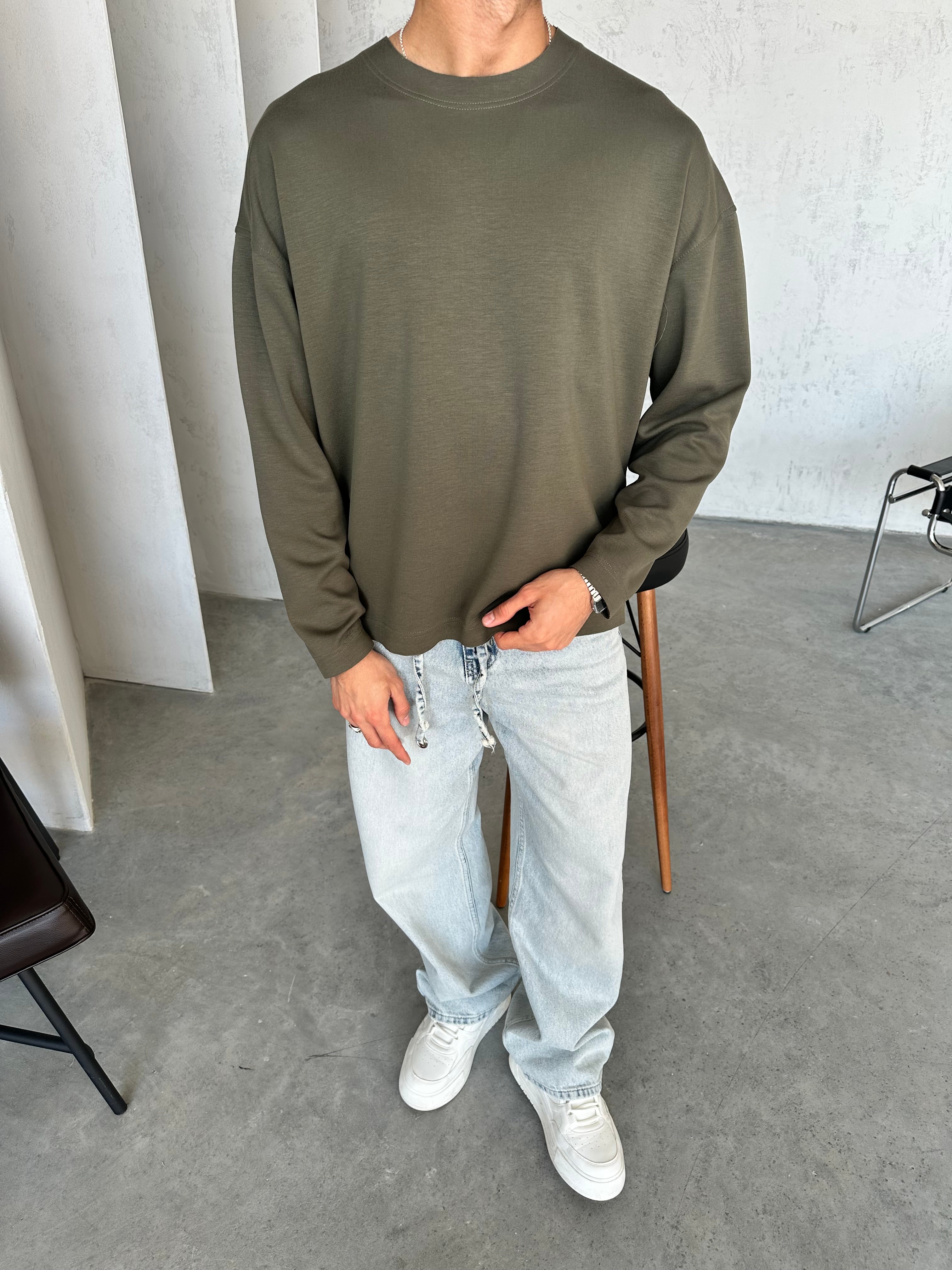 H308 Oversize Oysho Kumaş Sweat