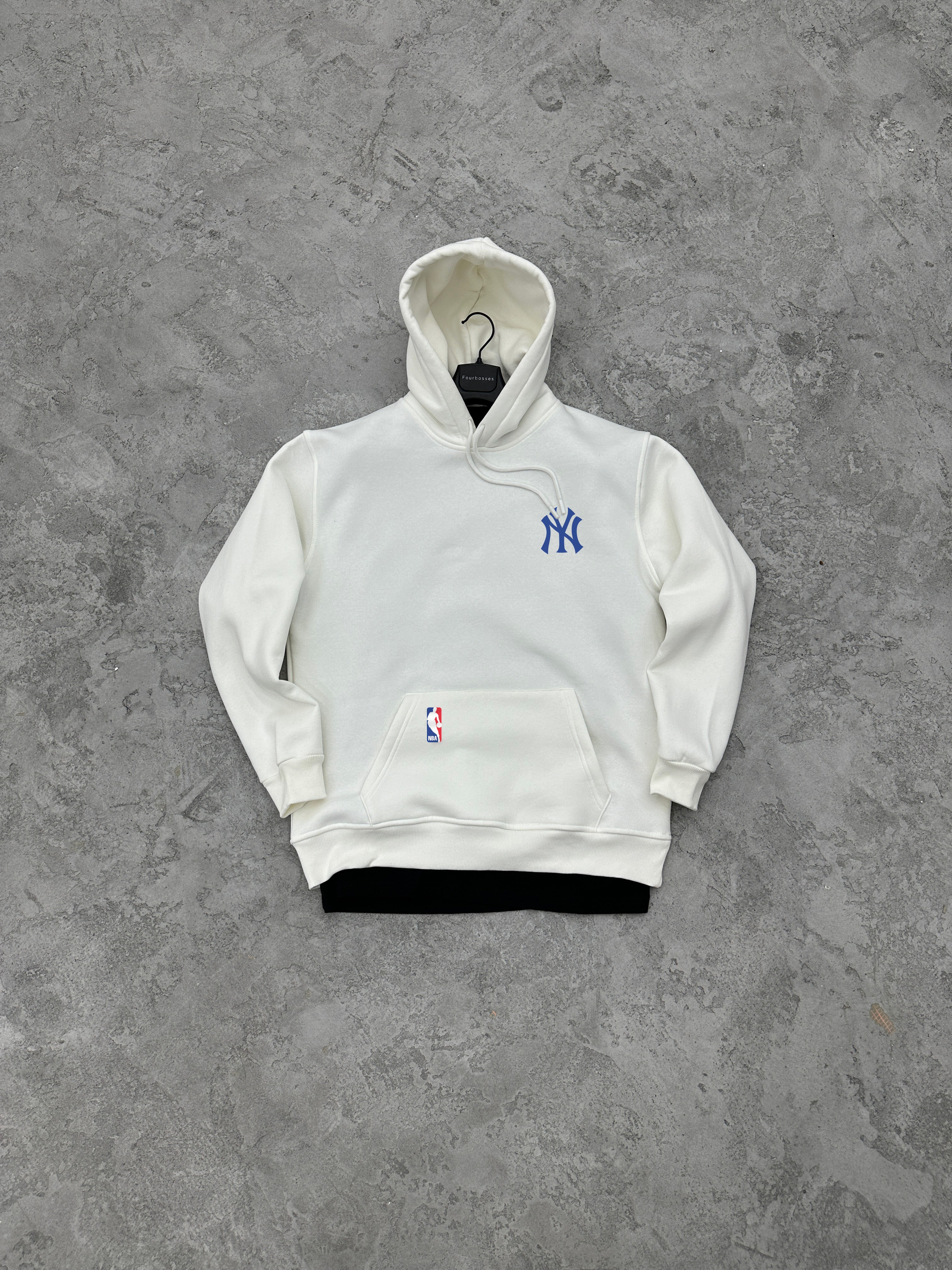 S119 3 İPLİK KAPŞONLU NY BASKILI SWEAT