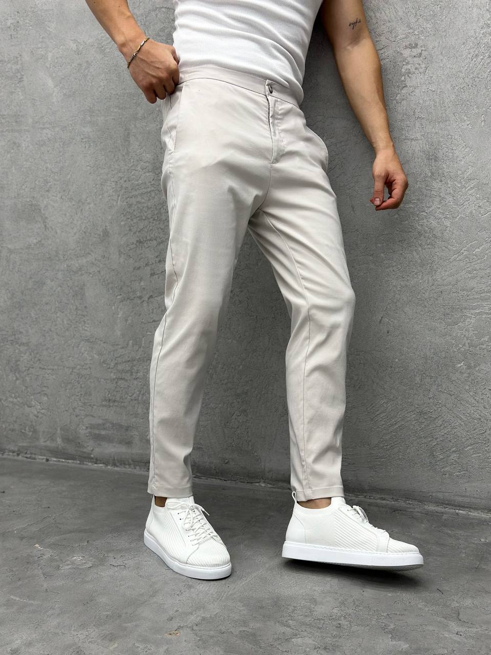 EF441 JOGGER KUMAŞ PANTOLON GRİ .W