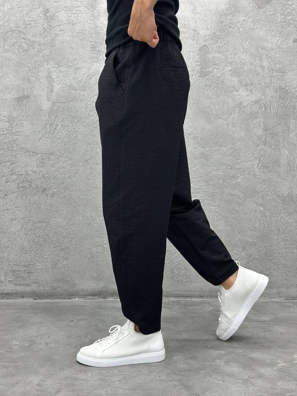 EF443 BOYFRİEND ÇİZGİ DETAYLI JOGGER PANTOLON .W