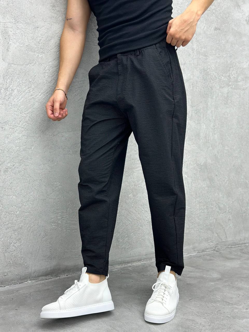 EF443 BOYFRİEND ÇİZGİ DETAYLI JOGGER PANTOLON .W