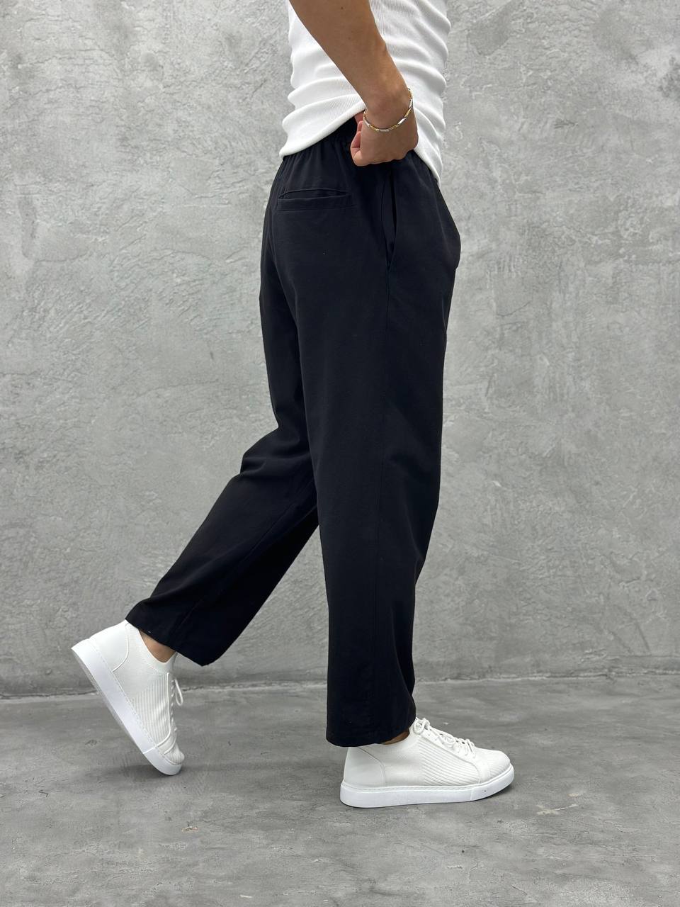 EF448 BOYFRİEND JOGGER PANTOLON SİYAH .V