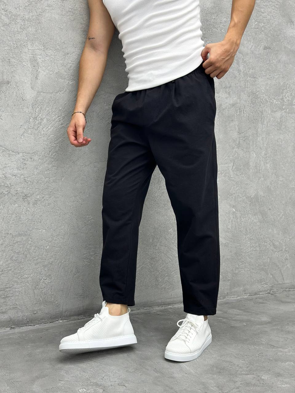 EF448 BOYFRİEND JOGGER PANTOLON SİYAH .V