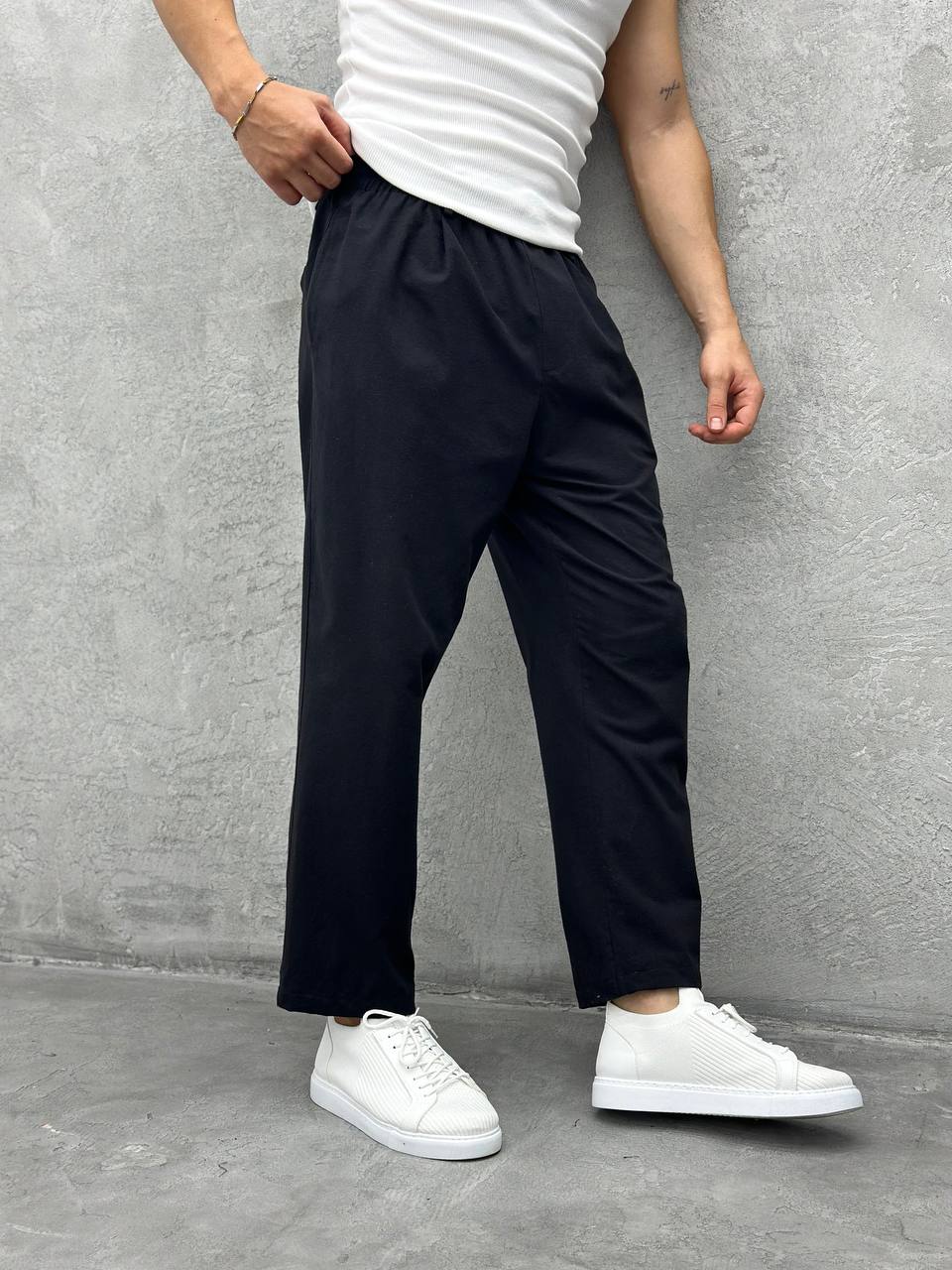 EF448 BOYFRİEND JOGGER PANTOLON SİYAH .V