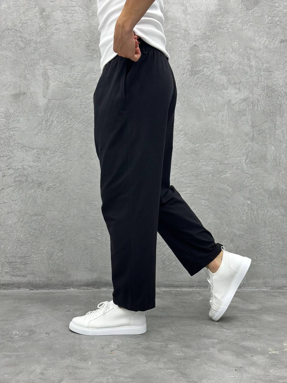 EF448 BOYFRİEND JOGGER PANTOLON SİYAH .V